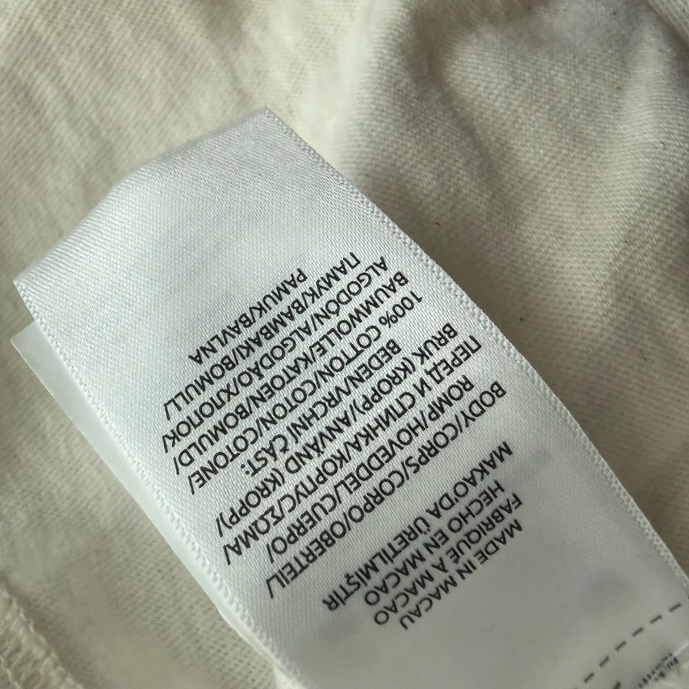 Polo Ralph Lauren Classic Cream Tee - Picture 7 of 8